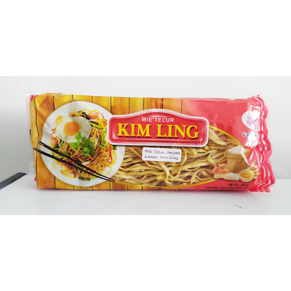 

Mie Telur Gepeng Panjang Kasar Kim Ling