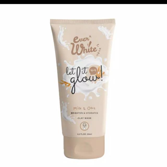 Ever white milk & oat clay mask