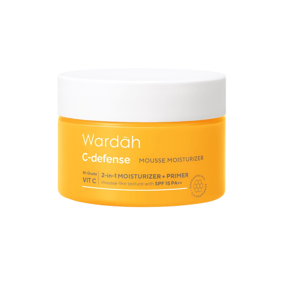 WARDAH C DEFENSE MOUSSE MOISTURIZER | CREAM WAJAH SPF 15 PA++ | 30 GR