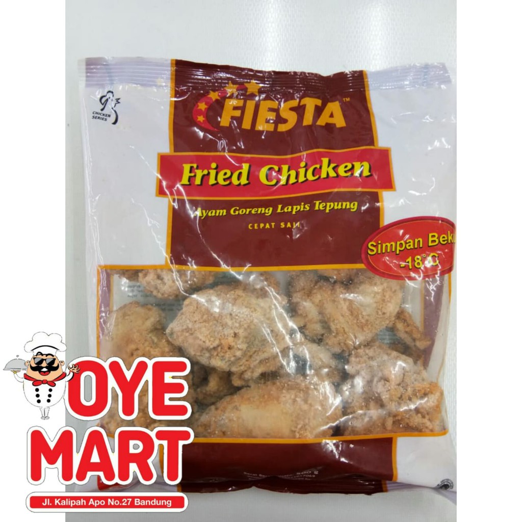 FIESTA FRIED CHICKEN 500GR AYAM GORENG