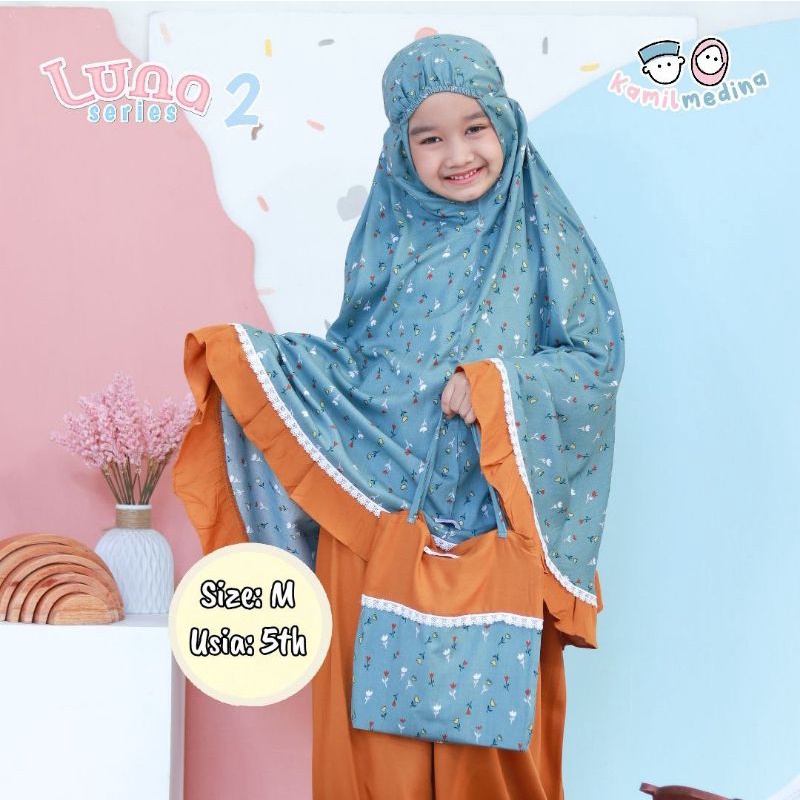 Luna series Mukena anak by Kamil medina