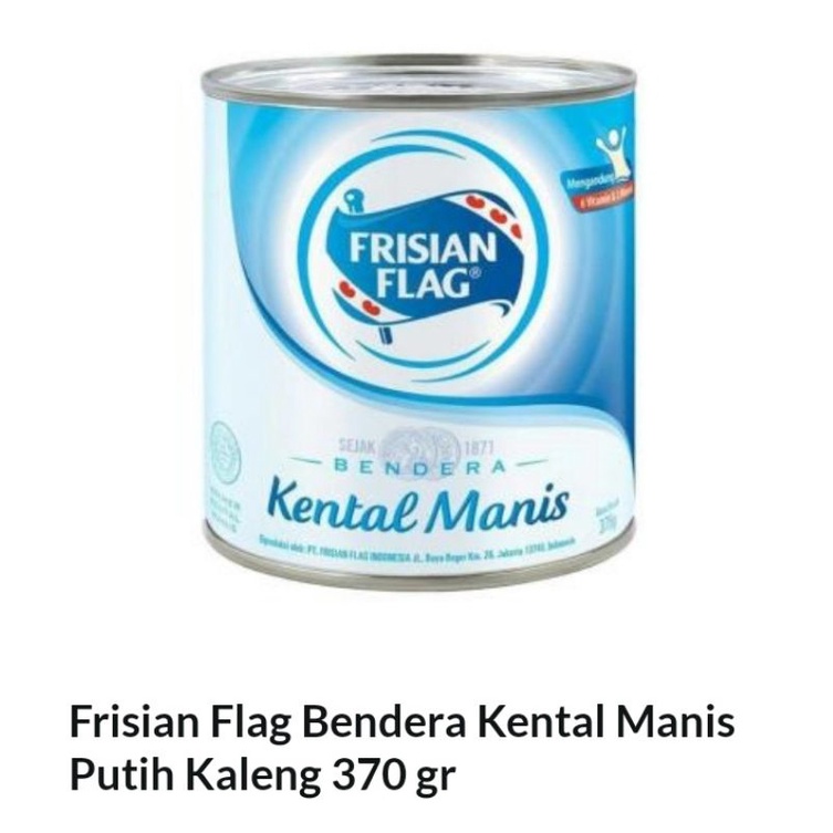 

Frisian flag bendera putih kental manis