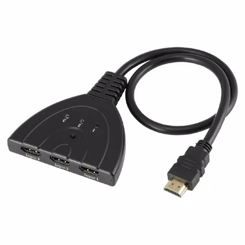 Splitter 3 In 1 Out 3D Mini Swicth Hub 3 Port HDMI 1.4b 4K 1080P