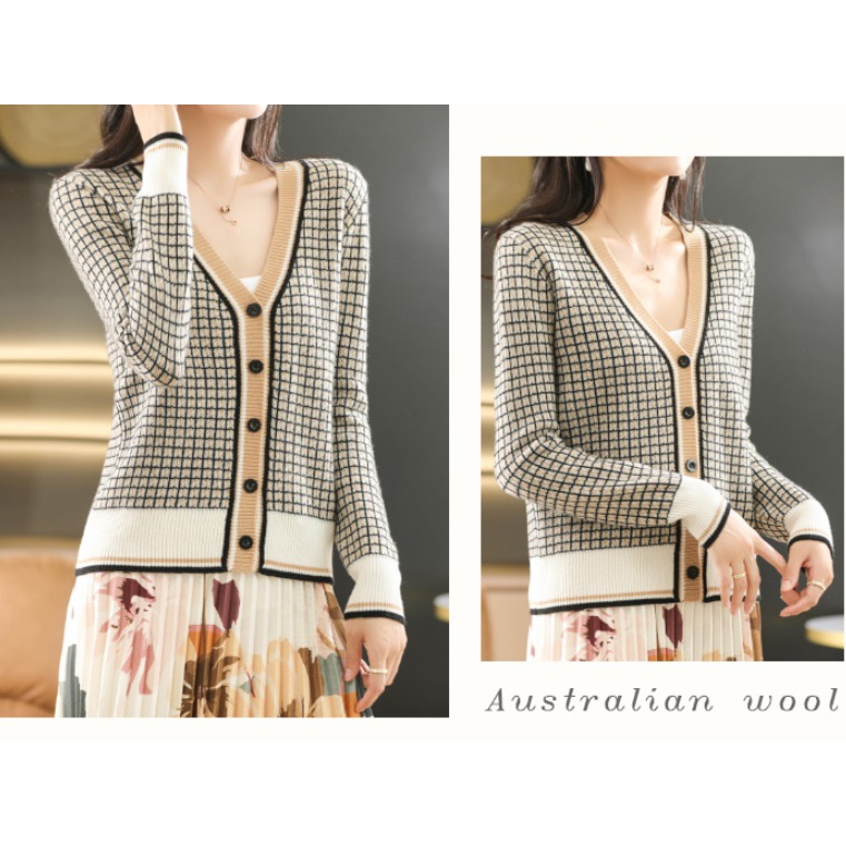 atasan RAJUT WOOL SWEATER CARDIGAN rajut lengan panjang fashion korea style wanita 39007# IMPORT