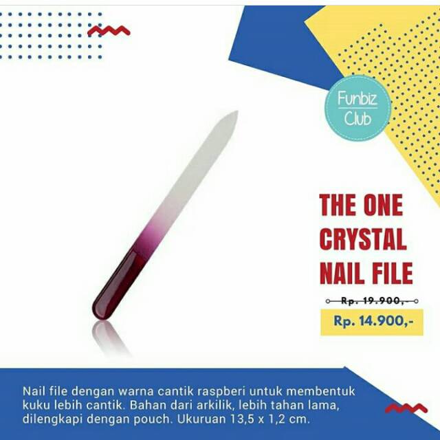 The one crystal nail file