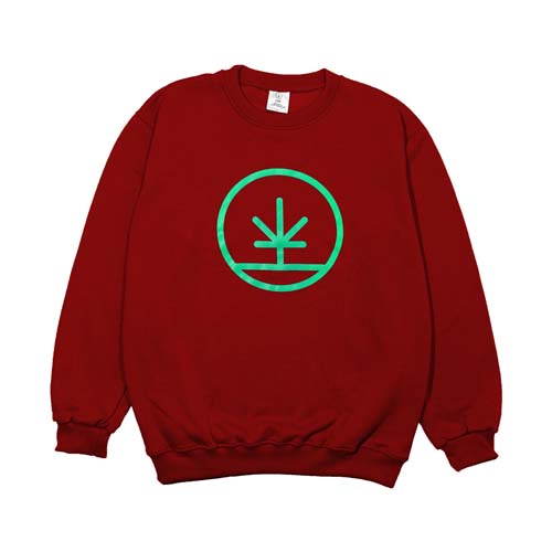 LGN ORIGINAL LOGO CREWNECK - MAROON