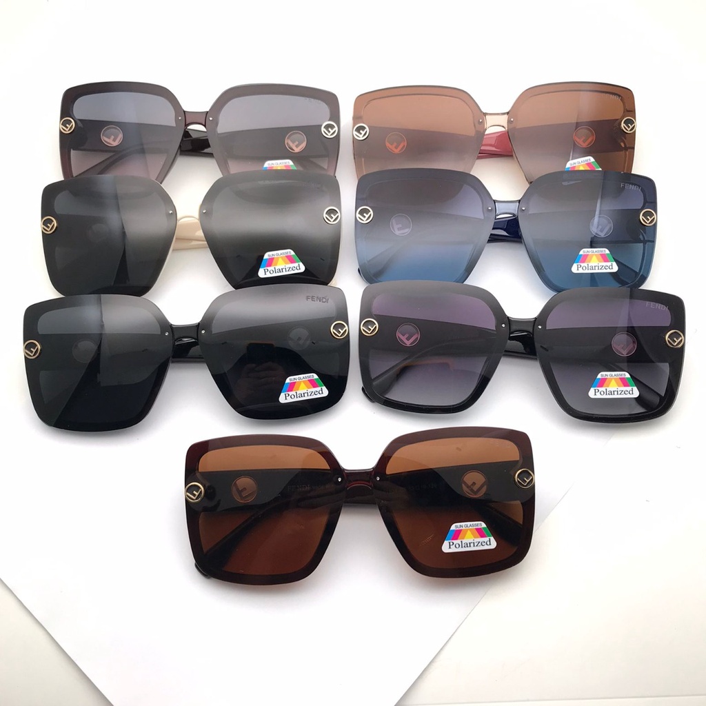 BEST SELLER Kacamata Hitam Wanita Fendi T1934 Lensa Polarized