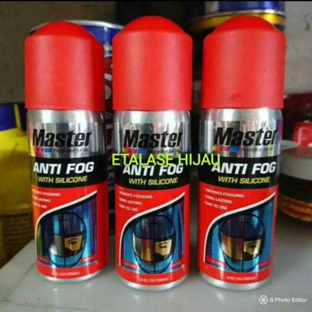 Anti Fog Spray Efek Daun Talas Kacamata Helm Spion