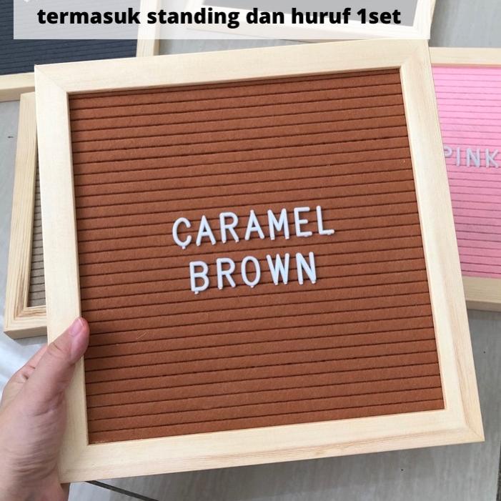 

DISKON !!! 7.7 PREMIUM FELT LETTER BOARD PAPAN TULIS CUSTOM NAMA BAYI BIRTHDAY BABY EVENTS [KODE 171]