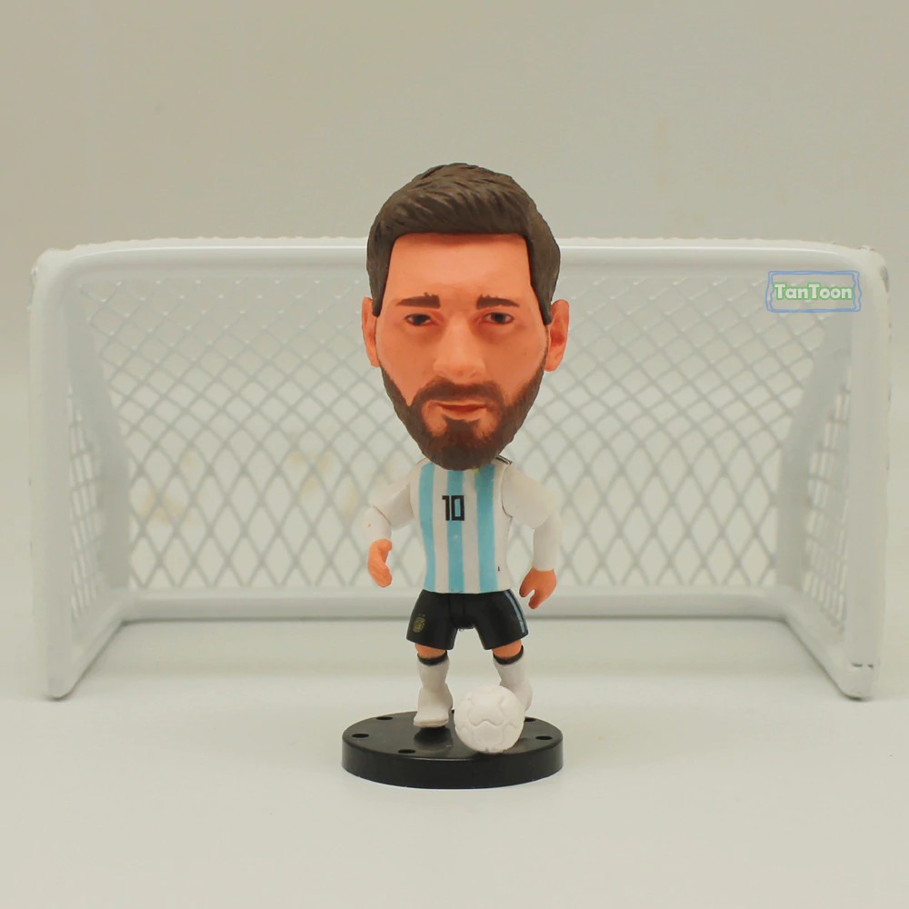 Boneka Barbie Nueva llegada estrella de fútbol 2018 ARG 10 # MESSI 6,5 cm altura muñecas de resina