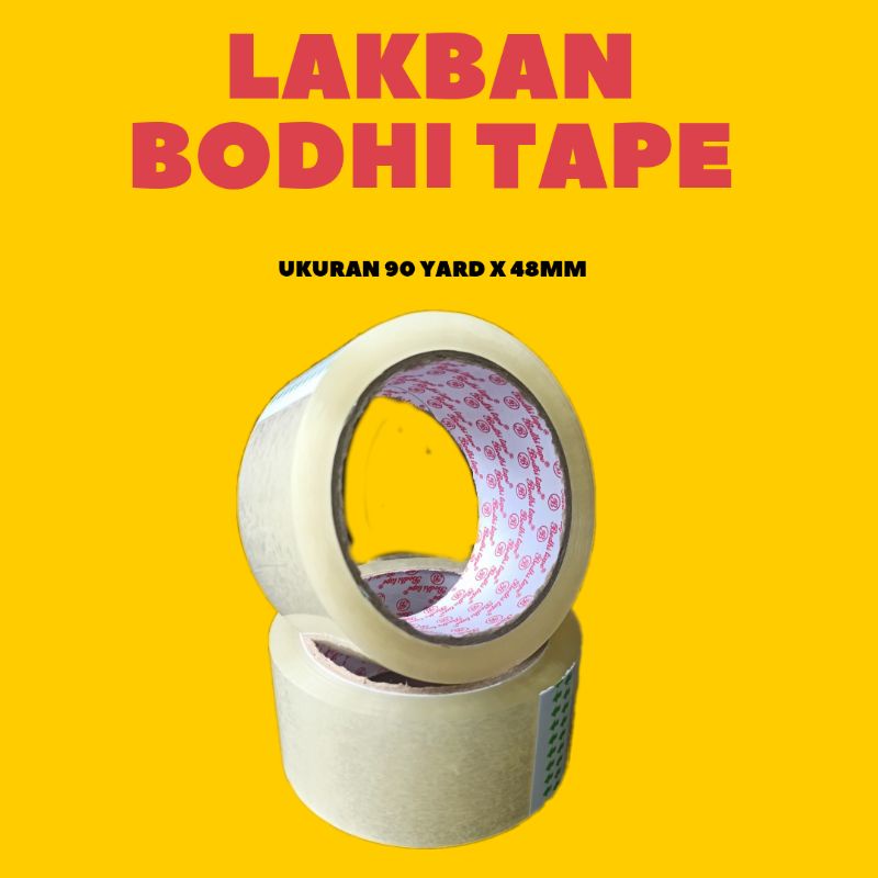 

lakban bening 90 yard x 48mm bodhi tape