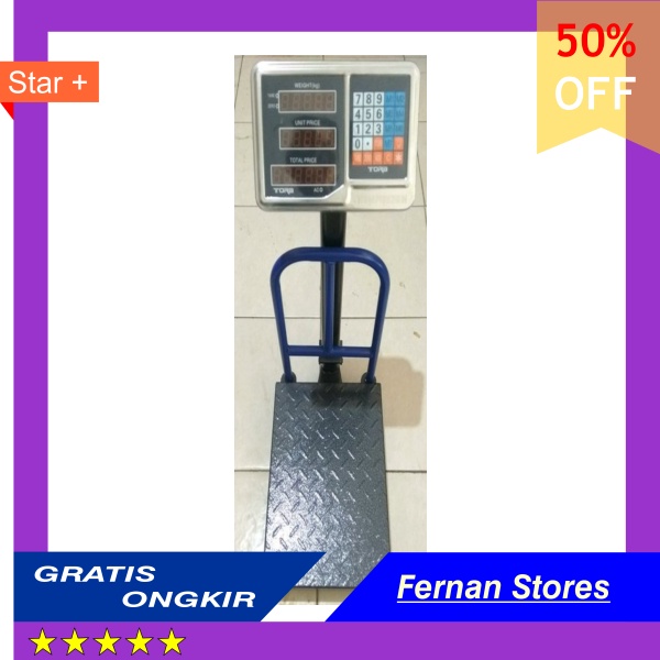 Timbangan Duduk Digital 100Kg Tora - Timbangan Duduk 100Kg 2 Panel LCD