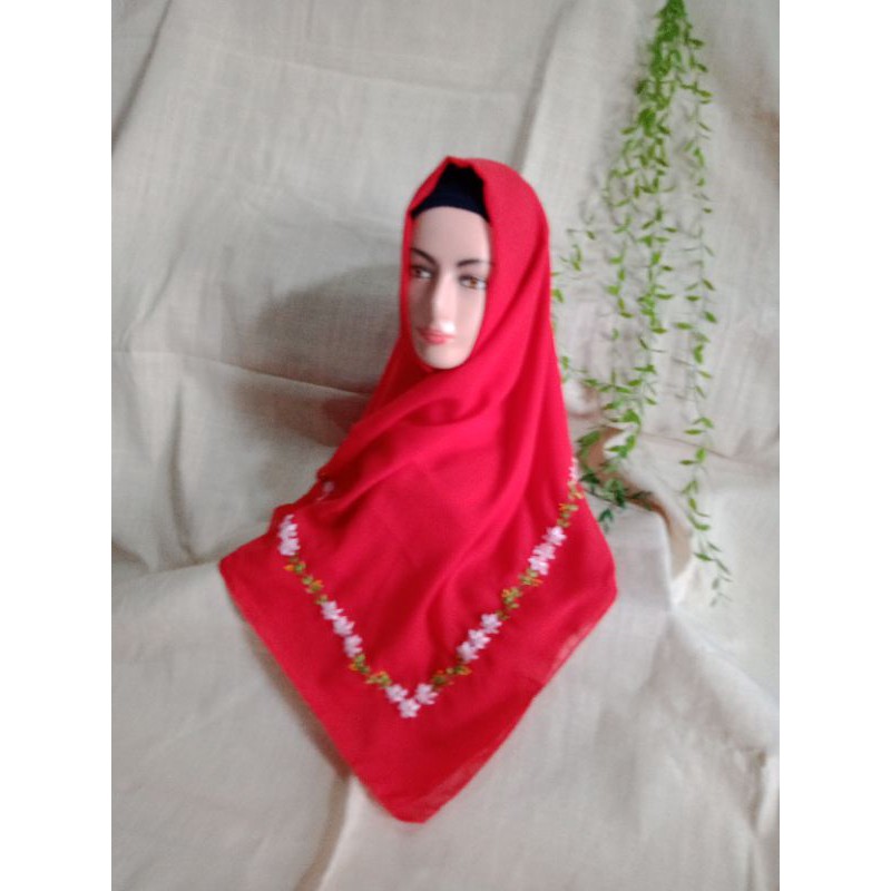 Hijab sulam pita, menambah penampilan anda anggun mempesona
