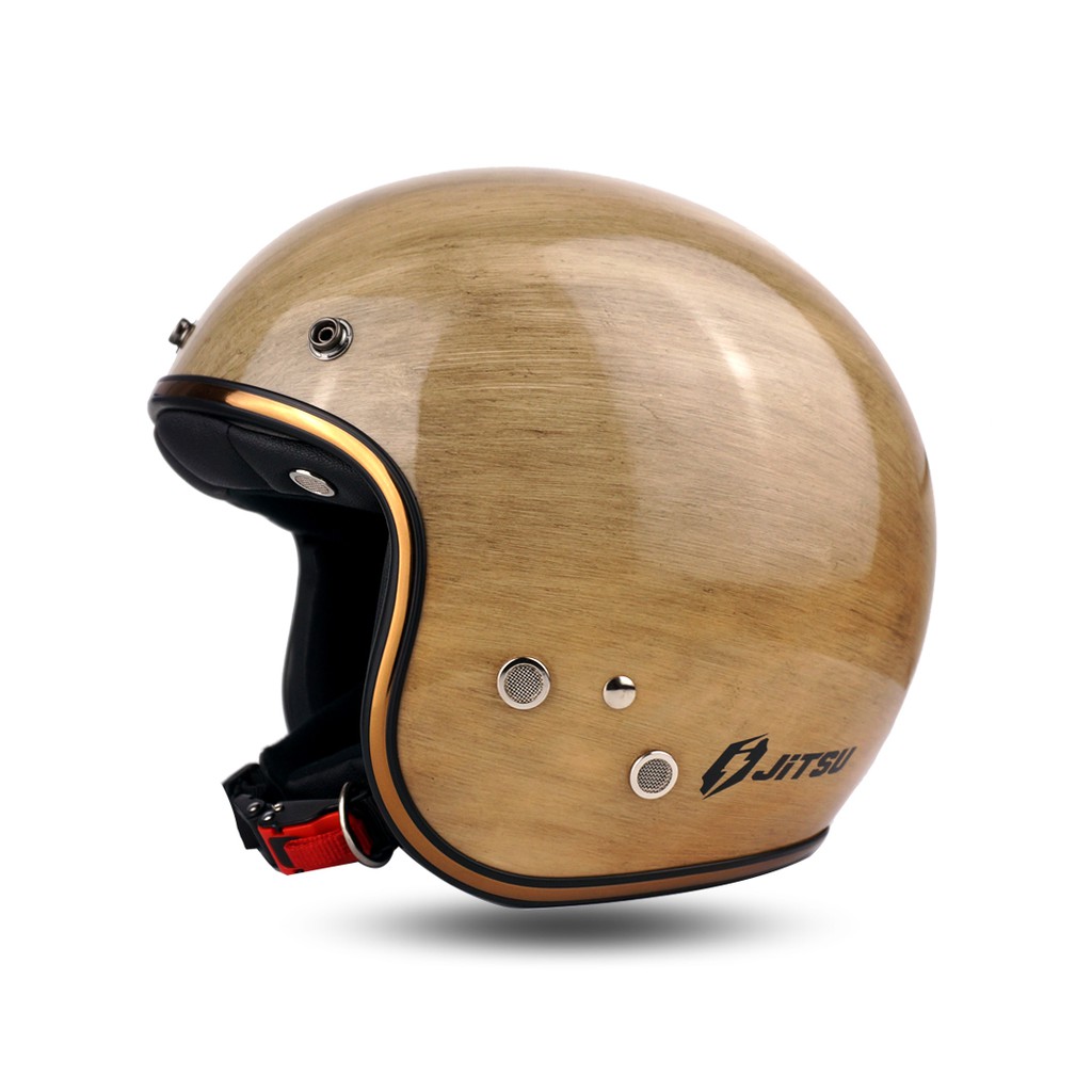 Jitsu Helm Retro Premium JR1 Wood Series