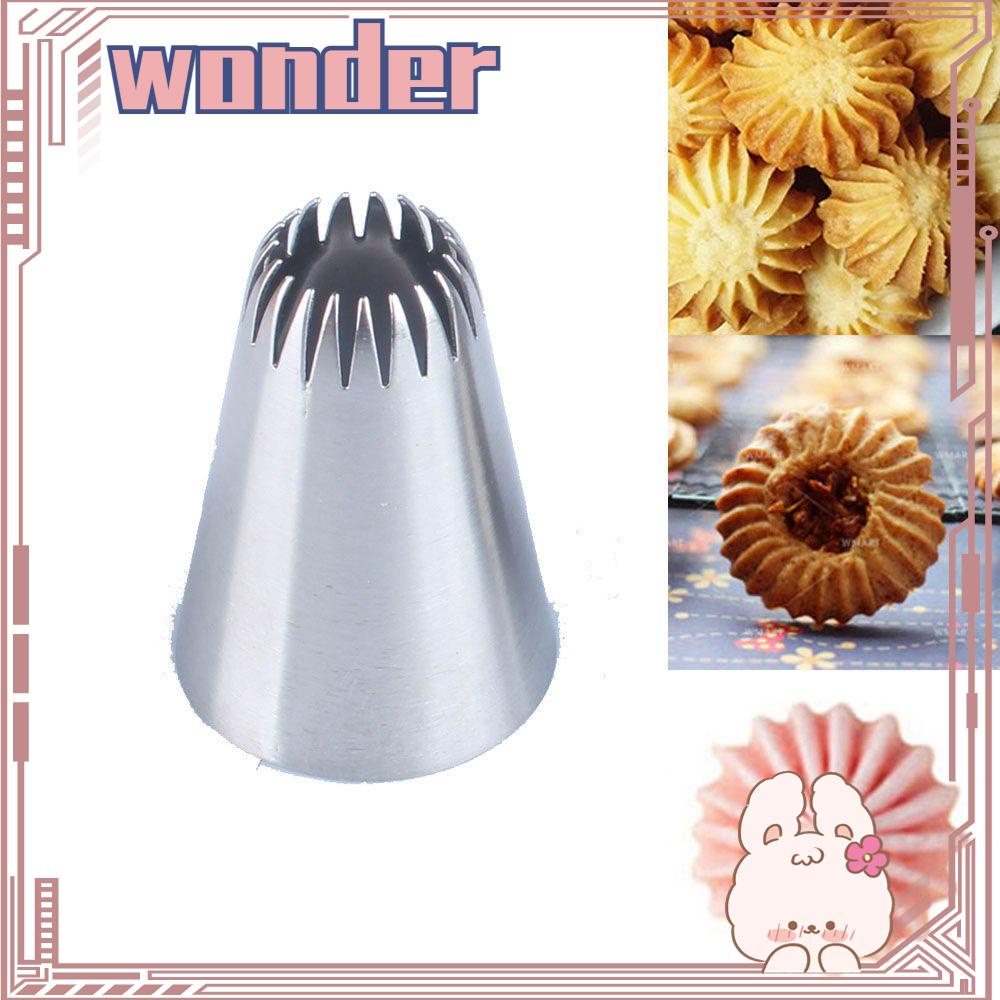 Wonderful # 195 Spuit Piping Rusia Bahan Stainless Steel Untuk Dekorasi Kue