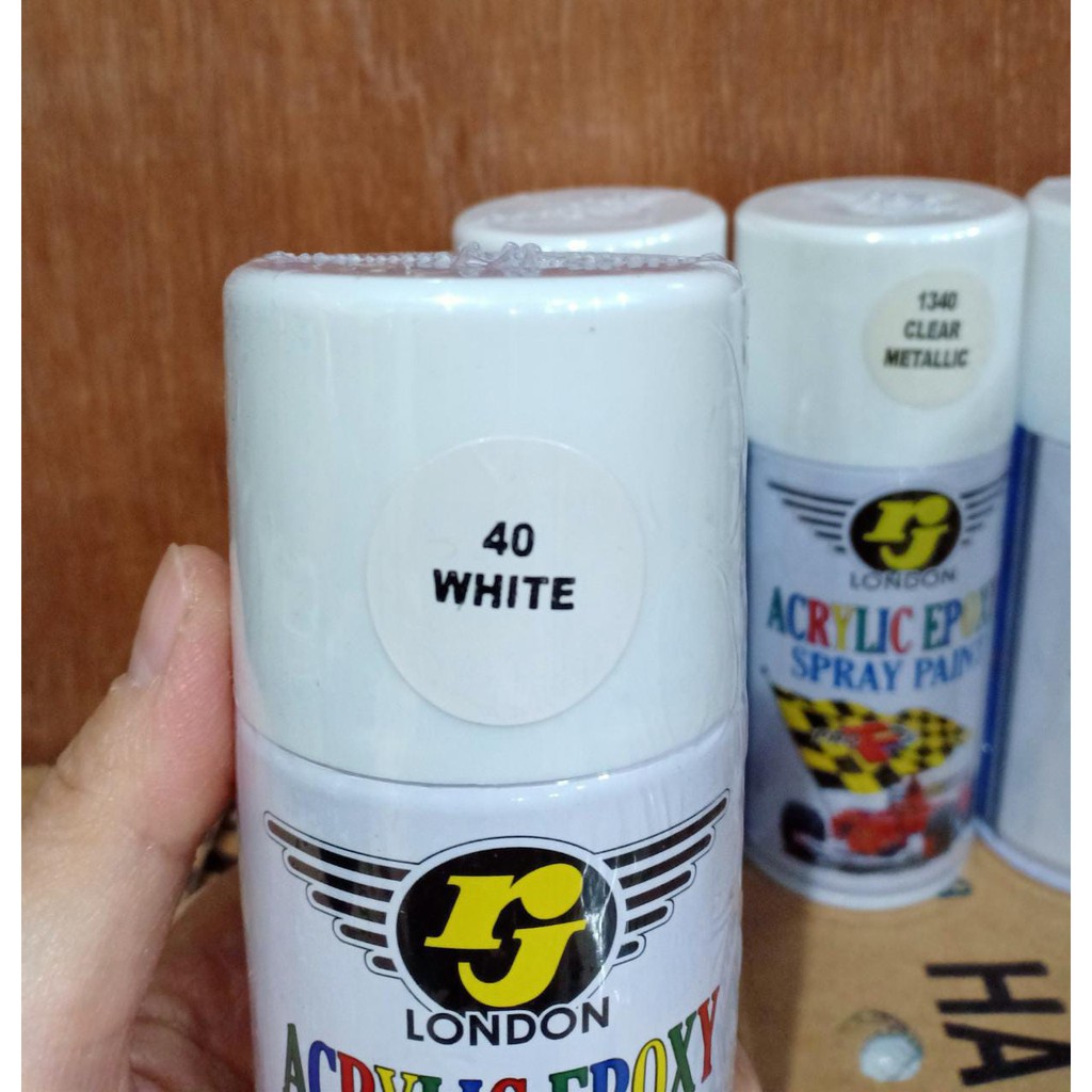 Pilok Pilox RJ London 150cc Warna Putih, Putih Doff dan Clear (Kecil)