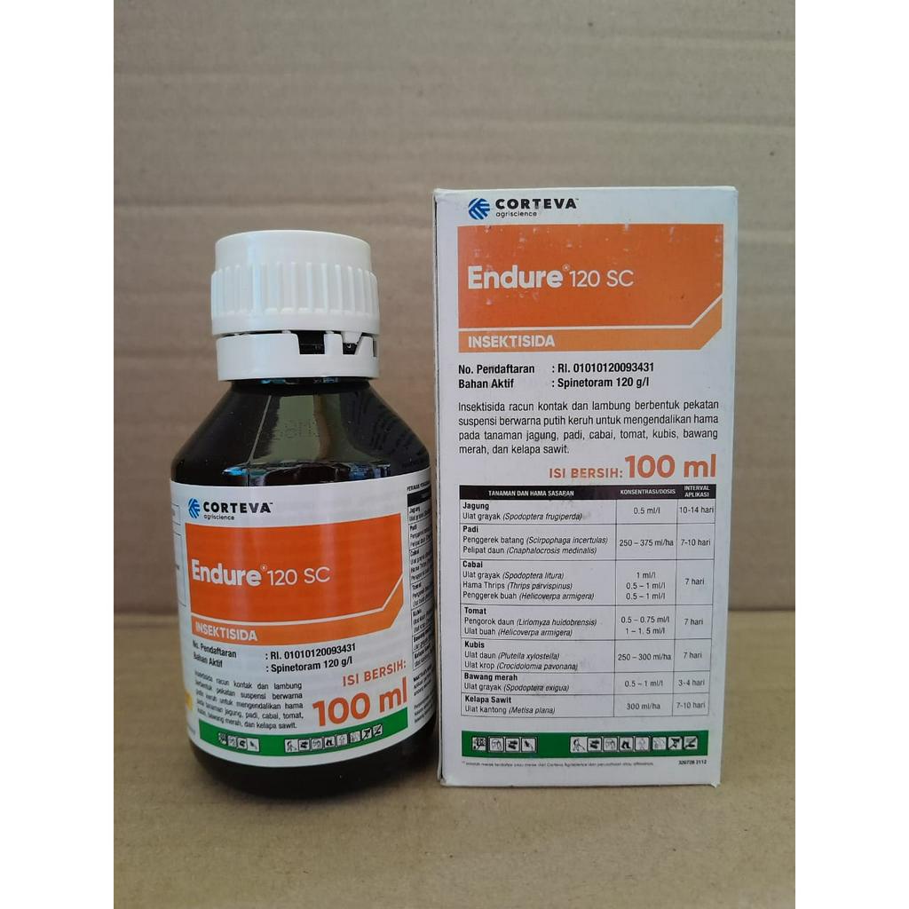 [BISA COD] Insektisida ENDURE 120 SC Bahan Aktif Spinetoram 120 gr/l Isi 100 ml