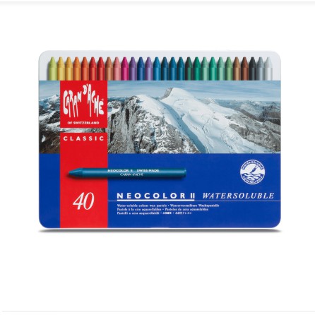 

CRAYON CARANDACHE NEOCOLOR II 40W / Oil Pastel Carandache 40 Warna NeoColor II