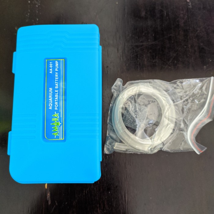 Air Pump Portable Amara AA-001 AA 001 AA001 Pompa Angin Baterai Aquarium