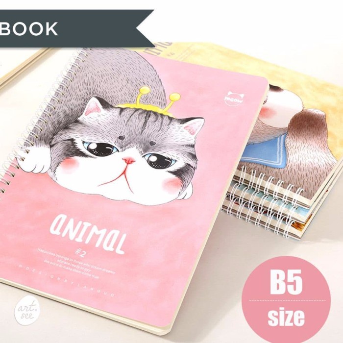 

Unik Plushy Animals Spiral Ruled Notebook A5 Hot Sale