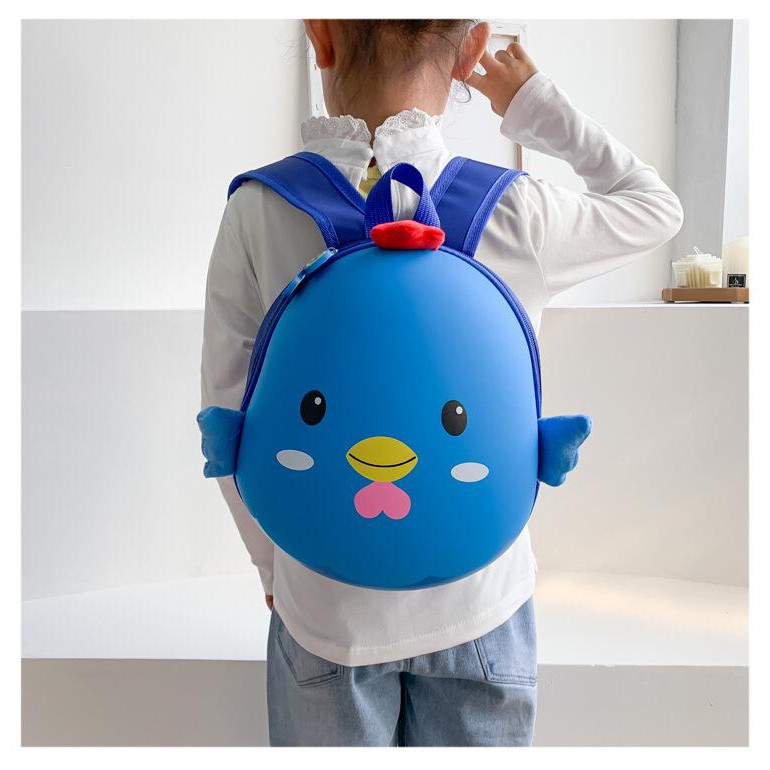 [JUALSEMUA18](01)Tas Ransel Backpack Itik Anak Sekolah PAUD TK Ayam Chicken Telur Lucu