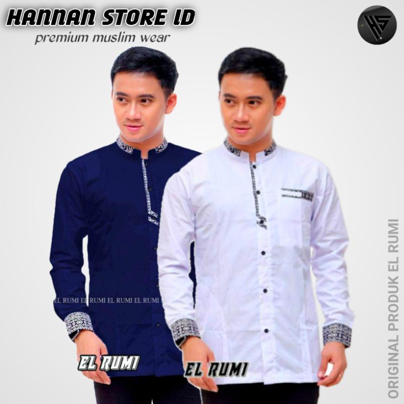 BAJU KOKO HADROH PUTIH TERBARU KOKO GUS AZMI TERLARIS