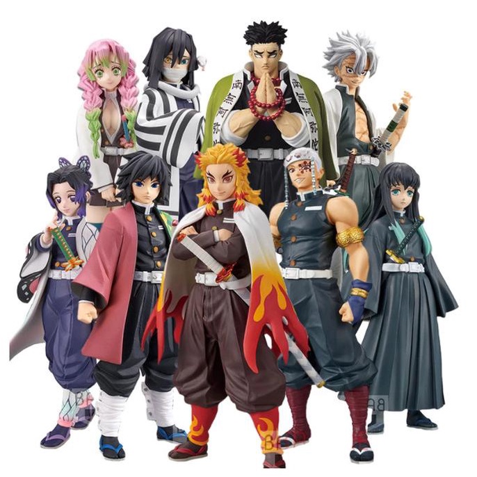 Tanjiro Nezuko Zenitsu Inosuke Action Figure Kimetsu No Yaiba