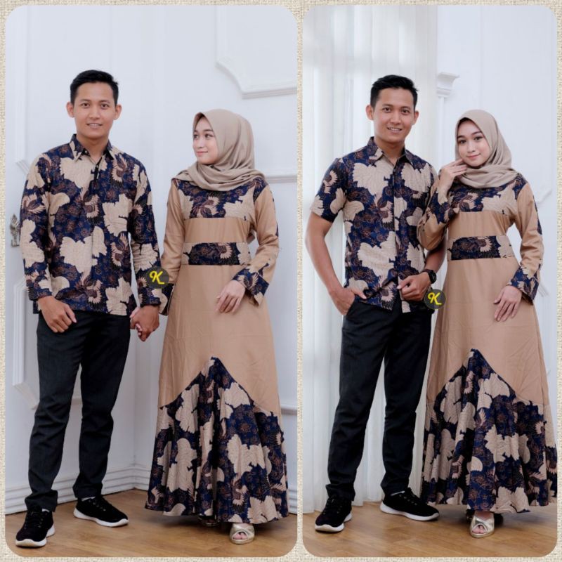 sarimbit batik kombinasi toyobo. Couple batik modern