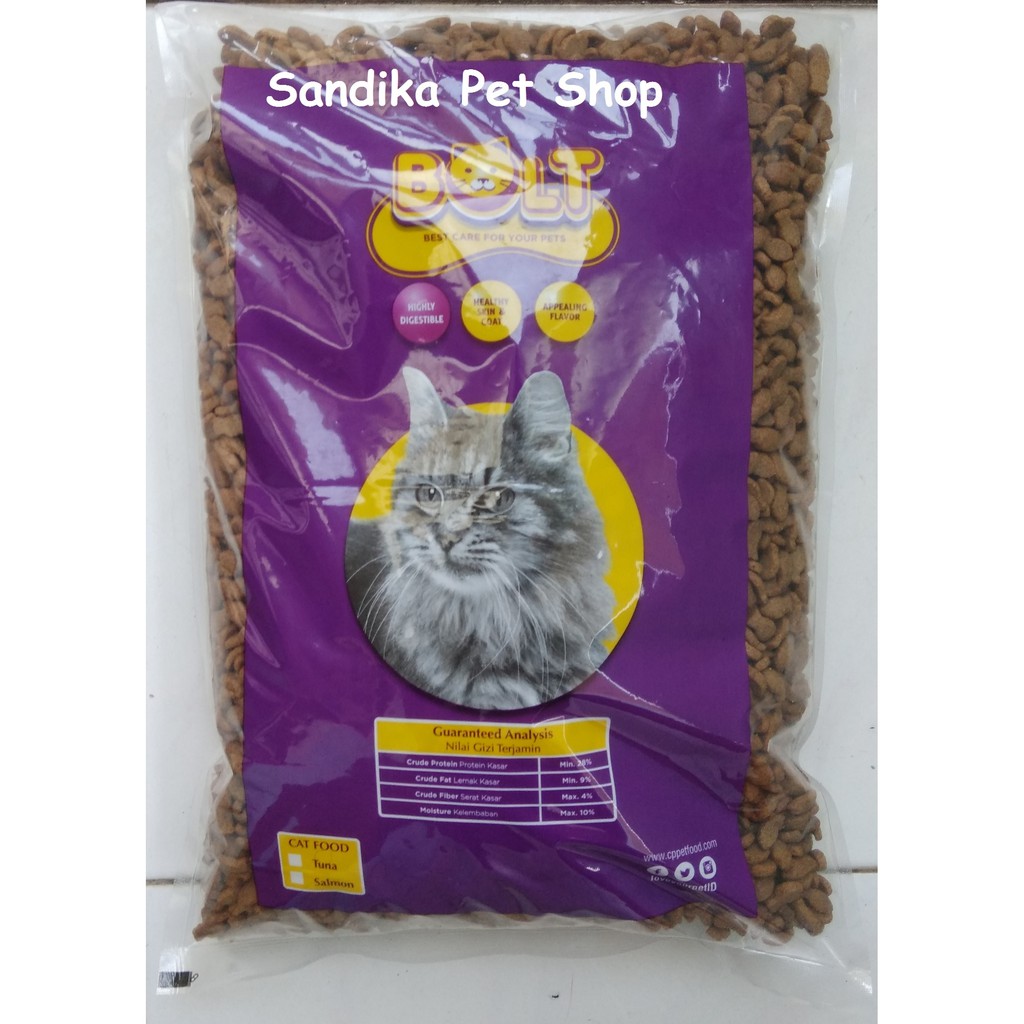 Makanan Kucing Murah Bolt 1 Kg Sekelas Maxi Felibite Universal