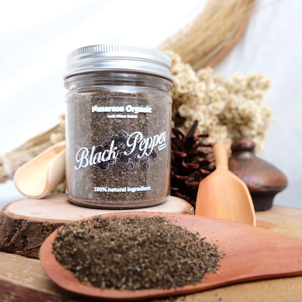 

Nusarasa Organik - Black Pepper Powder / Lada Hitam Bubuk