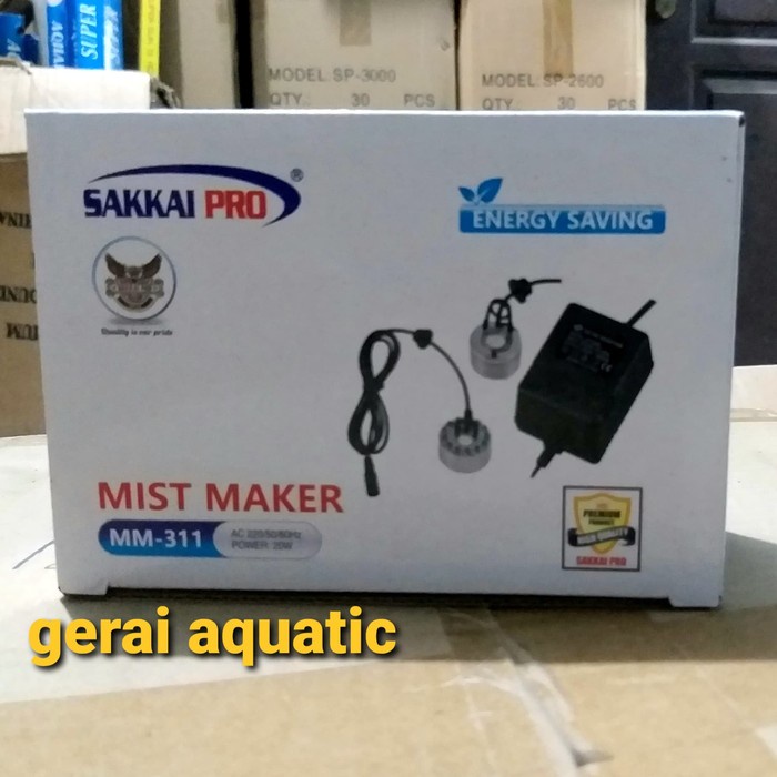 mist maker mesin pembuat asap sakkai pro m 311 aquascape aquarium