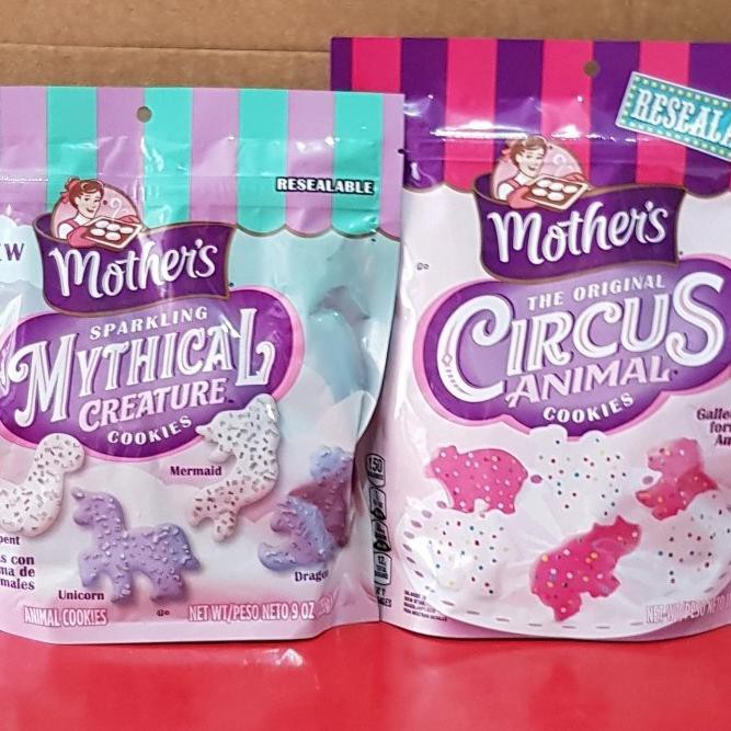 

TERLARIS MOTHERS SPARKLING COOKIES COOKIES DENGAN BENTUK HEWAN DAN PERMEN USA - CIRCUS COOKIES
