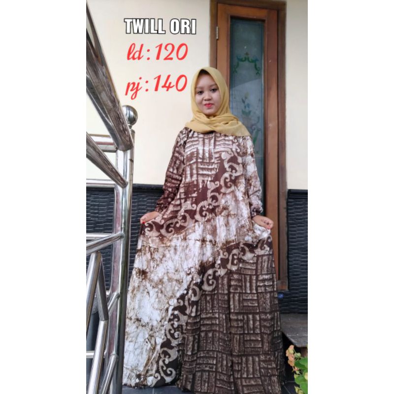 GAMIS TWILL ORI / TWILL ORI / GAMIS SYAR'I / GAMIS CANTIK / TWILL PREMIUM