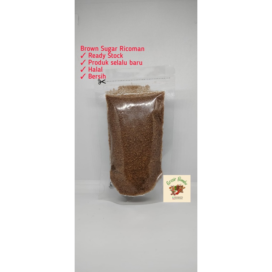 

Ricoman Dark Brown Sugar - Halal