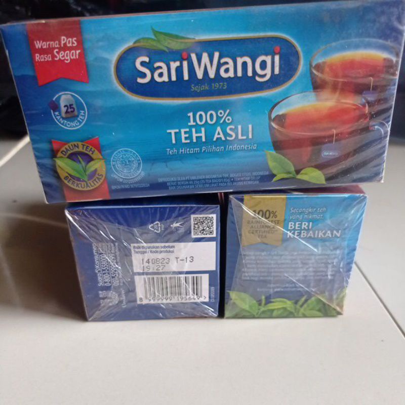 

SARI WANGI TEH ASLI 100% 25'kantong