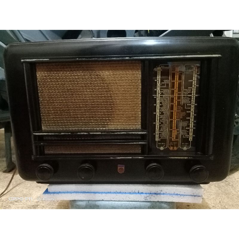 Radio tabung PHILLIPS AN513 Vintage jadul antik