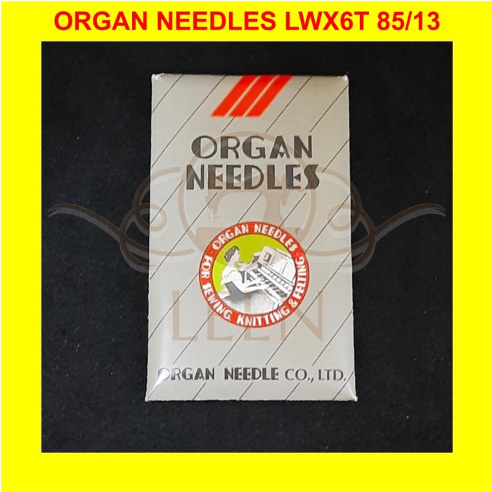 Jarum ORGAN LWx6T 13 Ori Japan Needles lw x 6t Mesin Sum Industri LEEN