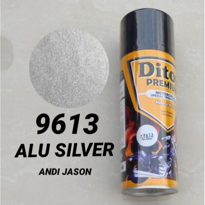 DITON PREMIUM CAT SEMPROT TAHAN BENSIN 400CC *9613 ALU SILVER