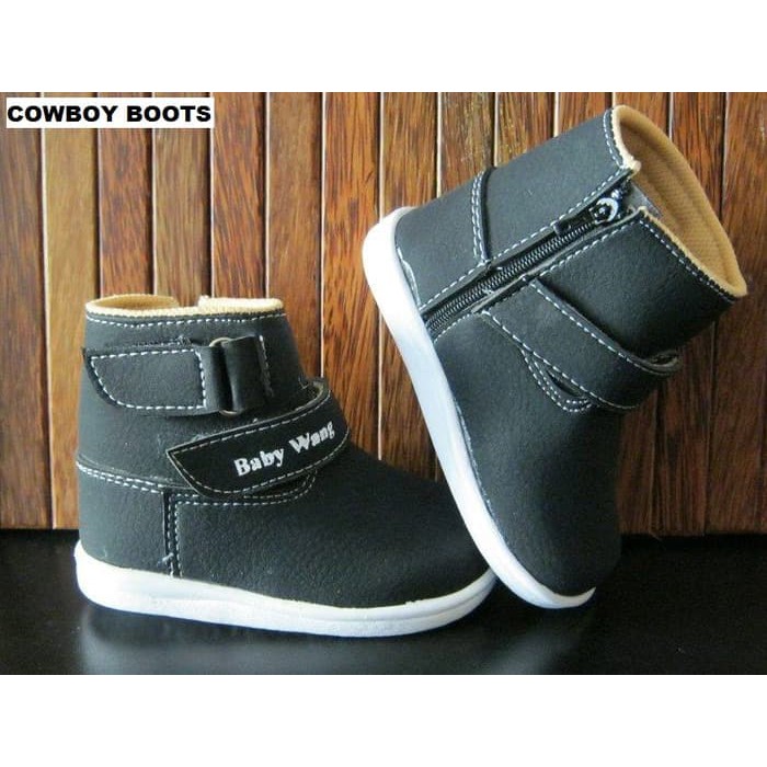 SEPATU ANAK BABYWANG COWBOY BOOTS - UMUR 1T - 3T BABY WANG