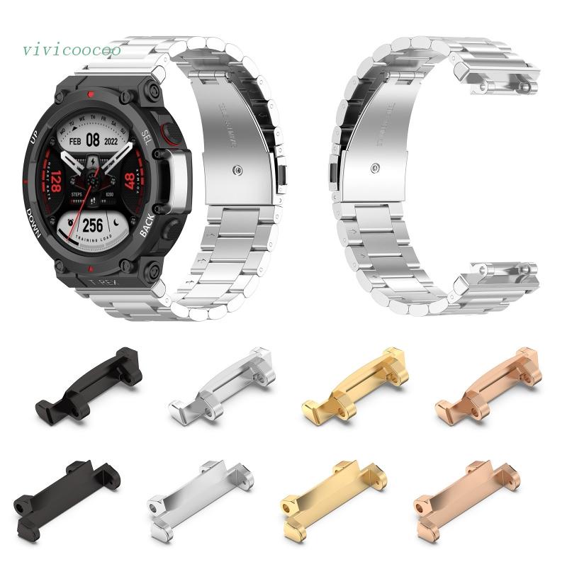 Vivi Strap Konektor Smartwatch Pengganti Bahan Metal Untuk Amazfit T Rex 2