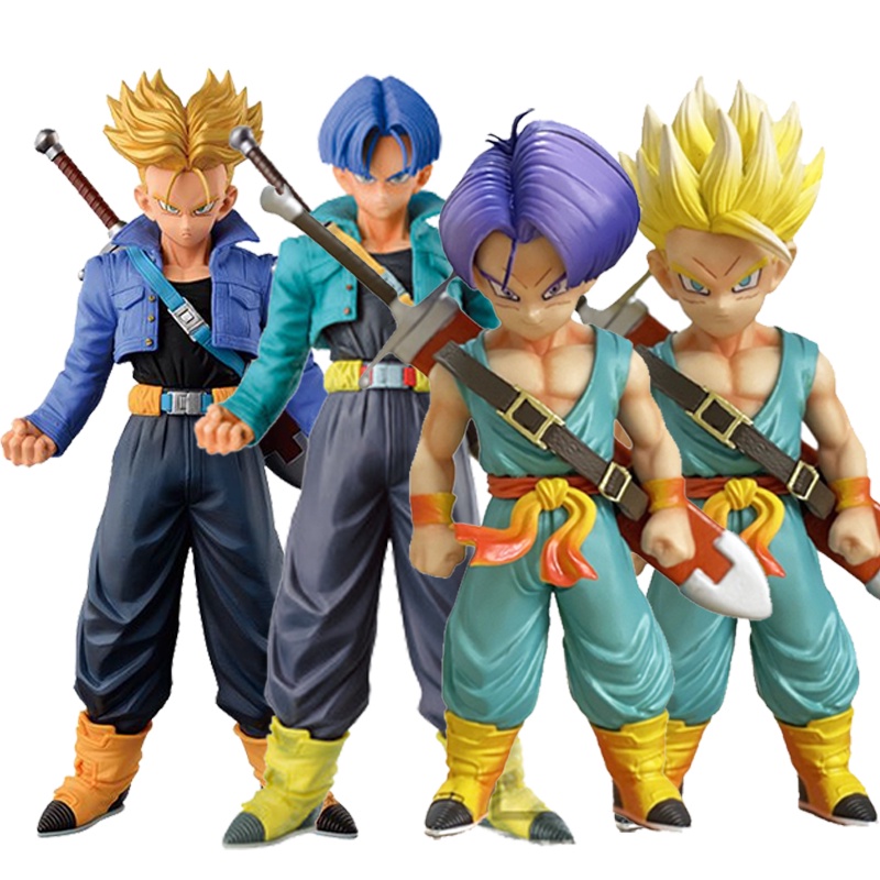 Action Figure Dragon Ball Z 2022 Super Saiyan Future Trunks Bahan PVC