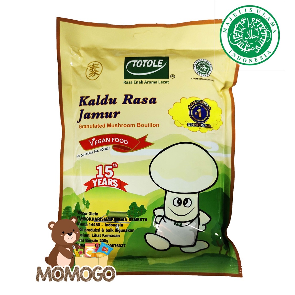 

TOTOLE JAMUR 200GR/KALDU JAMUR