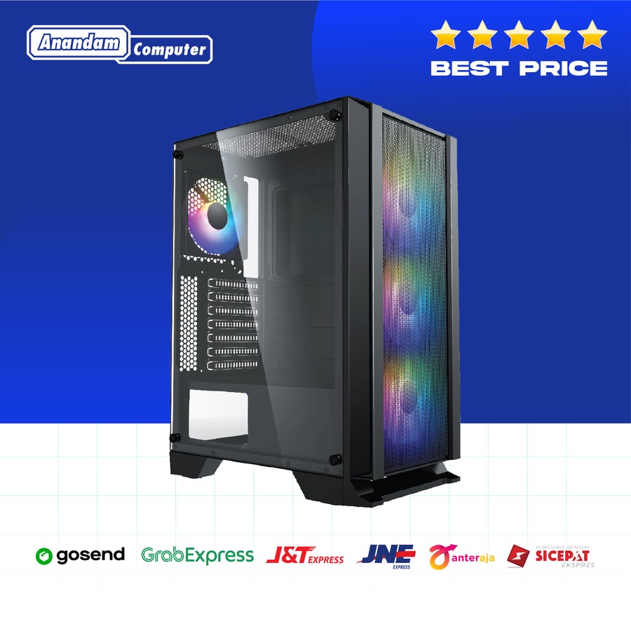 Casing Infinity Nebula V4 ATX Gaming PC Case