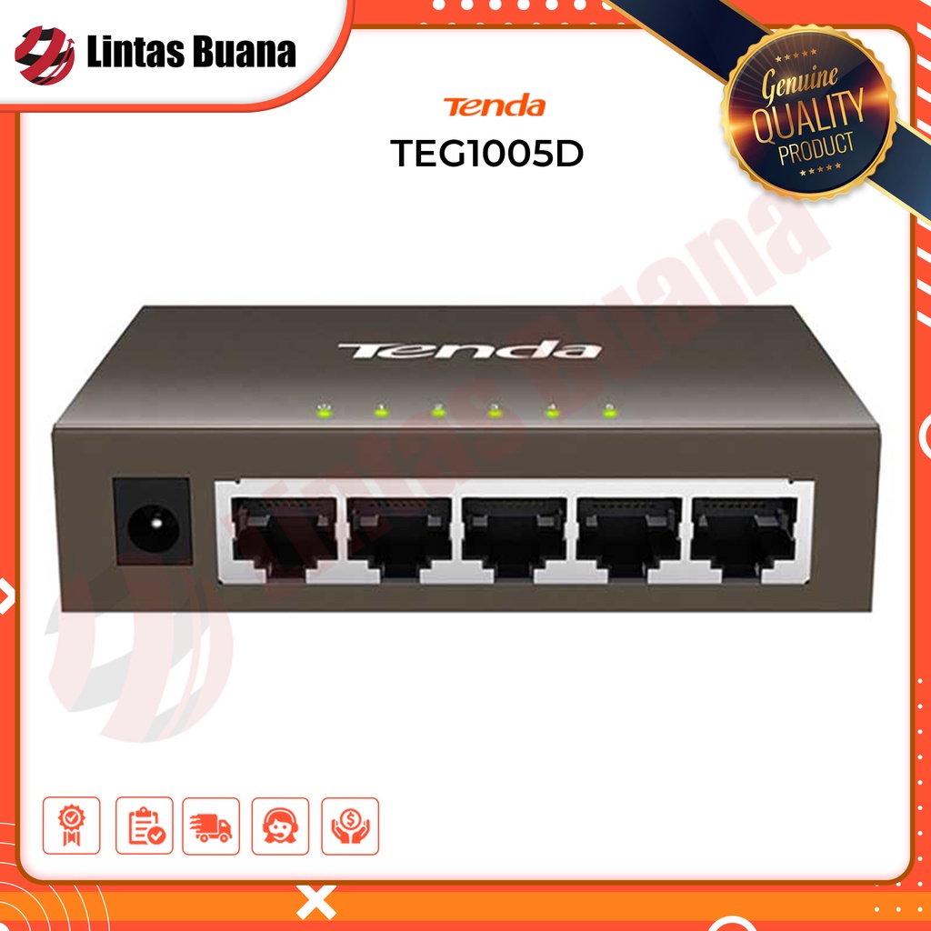 Tenda TEG1005D 5-port Ethernet Gigabit switch Tenda TEG1005D 5-port