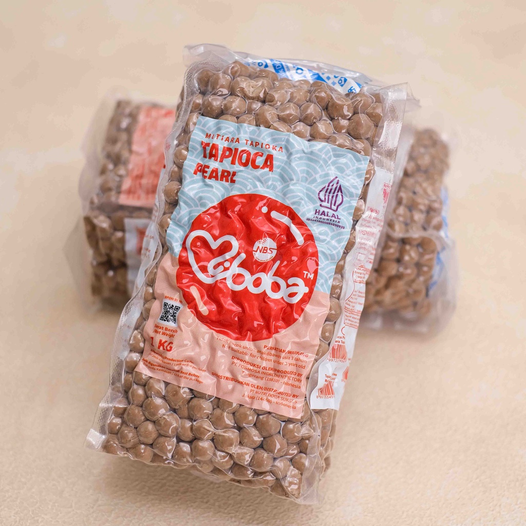 1 kg MIBOBA BROWN SUGAR (tapioca pearls)