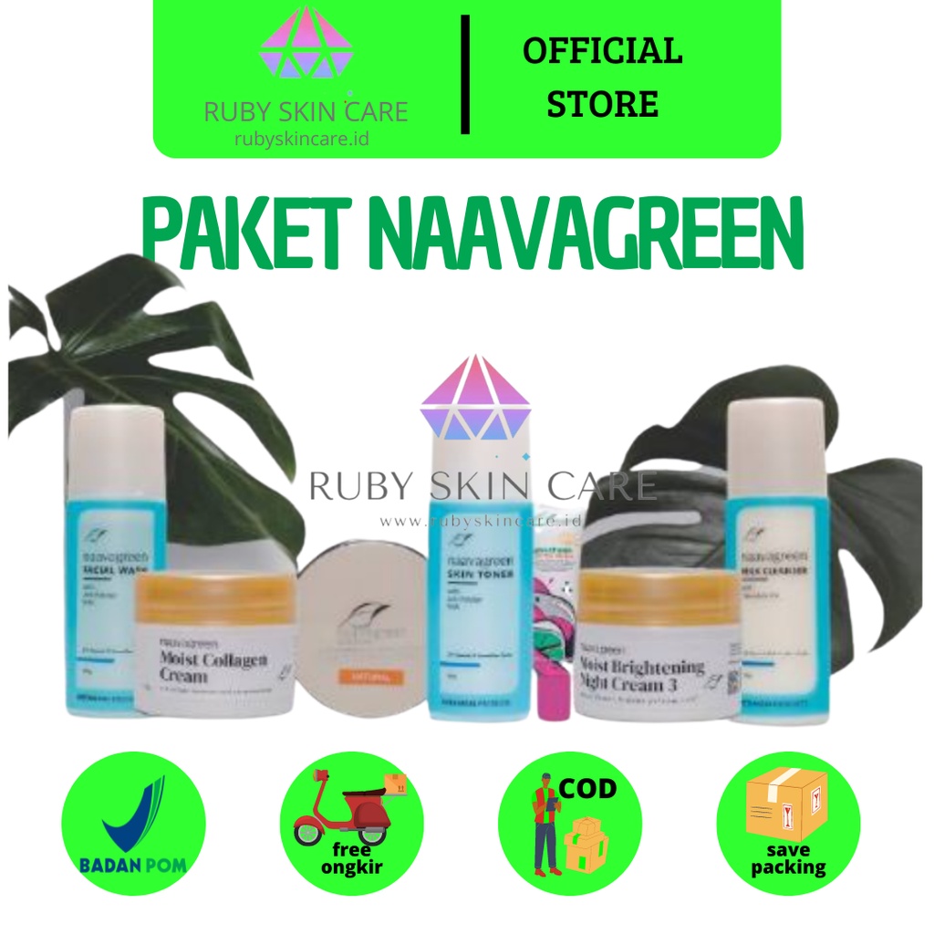 NAAVAGREEN - NAAVAGREEN PAKET ACNE 2 / PAKET ACNE NAAVAGREEN LENGKAP MURAH ORI100%