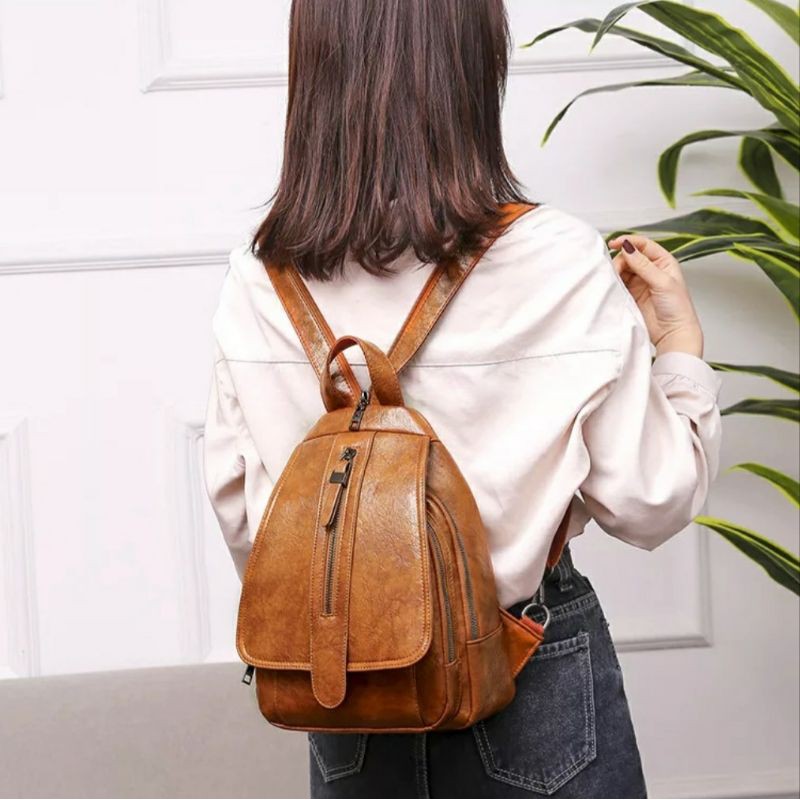 Tas Ransel Batam Wanita Import Fashion 7298 3303 / Tas Backpack Multifungsi Wanita Terbaru