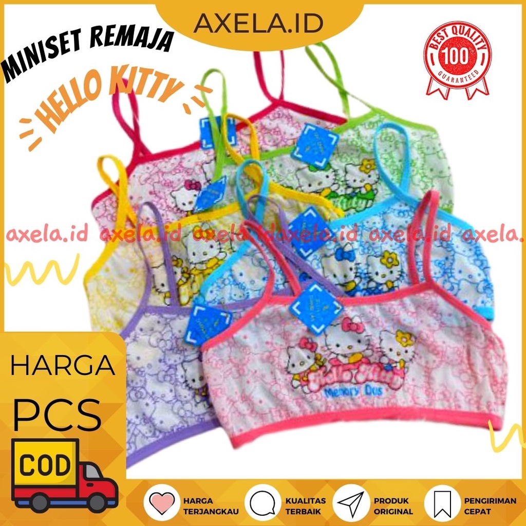 MINISET ANAK REMAJA SD SMP SMA BAHAN KATUN TANPA BUSA ESSEN // AXELA