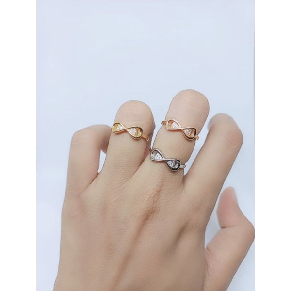 cincin invinity corr mp silver925 perak lapis emas