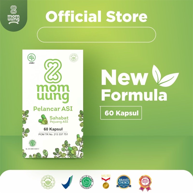 MOM UUNG Asi Booster isi 60 NEW FORMULA / Pelancar Asi